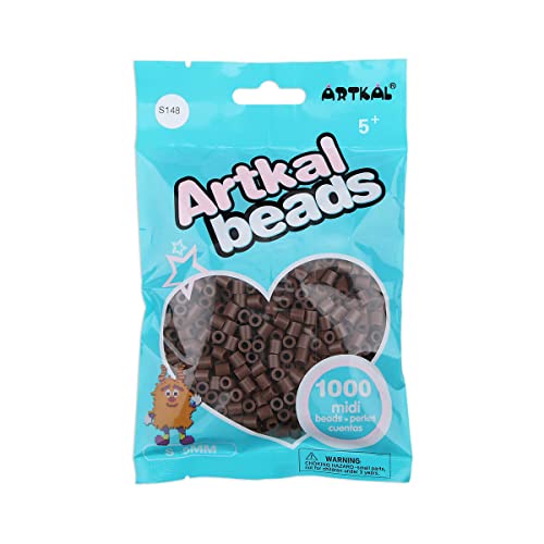 Artkal® Midi 5 mm Bügelperlen Beads / 1000 Stück/S-148 Mocha von ARTKAL