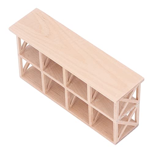 1: 12 Maßstab Puppenhaus Holz Lagerregal Puppenhaus Miniaturanzeige Bücherregal für Esszimmer 1: 12 Maßstab Puppenhaus Holz Lagerregal Puppenhaus Miniaturanzeige Bücherregal für Esszimmer von ARTOCT