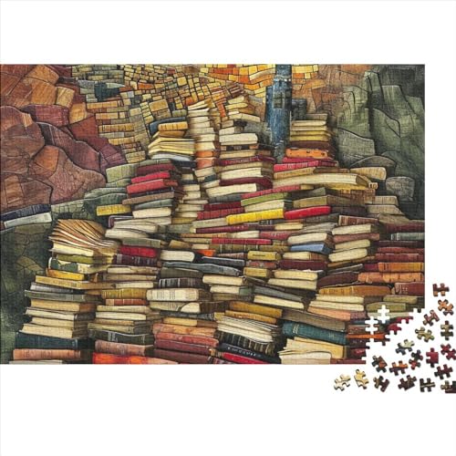 Buchhandlung Puzzles 300 Teile Pädagogisches Spielzeug Puzzle 300 Stück Puzzle Für Erwachsene Geschicklichkeitsspiel Für Die Ganze Familie Home Dekoration Puzzle Ab 14 Jahren von ARTSDIYS