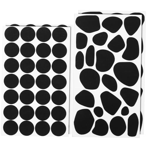 ARTSEWPLY 10 Blatt Teiliges Selbstklebendes Filz Patch Runde und Unregelmäßige Filzaufkleber Hautfreundliche DIY Stoffaufnäher Vielseitige Dekoration für Kleidung Hüte Taschen Kreative von ARTSEWPLY
