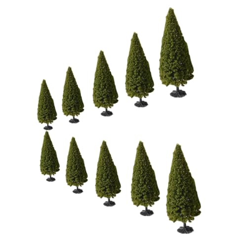 ARTSEWPLY 10 STK. Teiliges Miniatur Kiefernbaum Modell Realistische Landschaftsbau Dekoration Verarbeitung Leichte Baukastenelemente für DIY Sandtisch und Mikro Garten Naturgetreue Grüne ARTSEWPLY 10 STK. Teiliges Miniatur Kiefernbaum Modell Realistische Landschaftsbau Dekoration Verarbeitung Leichte Baukastenelemente für DIY Sandtisch und Mikro Garten Naturgetreue Grüne von ARTSEWPLY