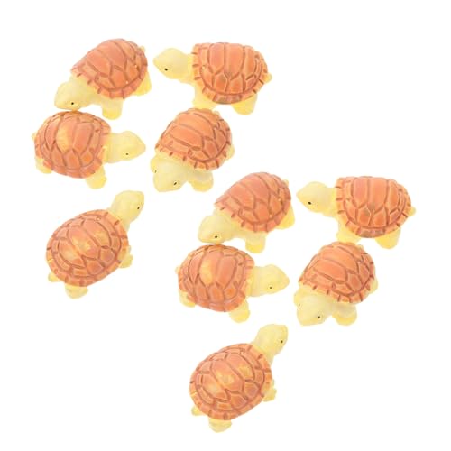 ARTSEWPLY 10 Stück Aquarium Schildkröten Deko aus Resin Realistische Miniatur Figuren für Aquarium Leicht zu Reinigen für Aquarien und Terrarien von ARTSEWPLY