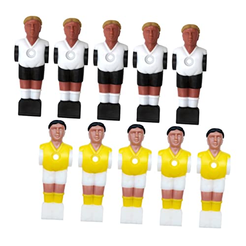 ARTSEWPLY 10 Stück Fußball-Maschinenpuppe Zubehör Mini-Tischkicker Tischfußballspieler Tischfussball Foosball -Tischteile Austausch von Tischfußballteilen Tischfußballfiguren Harz ARTSEWPLY 10 Stück Fußball-Maschinenpuppe Zubehör Mini-Tischkicker Tischfußballspieler Tischfussball Foosball -Tischteile Austausch von Tischfußballteilen Tischfußballfiguren Harz von ARTSEWPLY