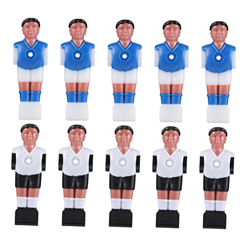 ARTSEWPLY 10 Stück Fußballtisch Puppenspieler Fußballtisch Ersatzzubehör Tischfußballspieler Ersatz Fußballmaschine Tischfußballmann Spieler Tischfußballtisch Figur von ARTSEWPLY