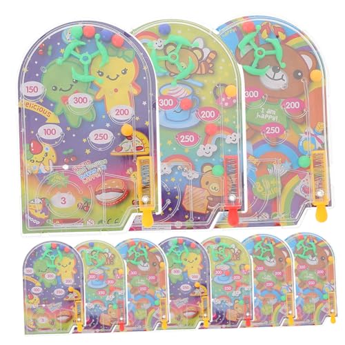 ARTSEWPLY 10 Stück Marmorkugelplattenspielzeug Lern- und Bildungsspielzeug winzige Spielsachen Spiel für Handheld-Flipperspiel Flipper für Flipper-Spiel Plastik von ARTSEWPLY
