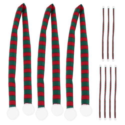 ARTSEWPLY 10 Stück Mini Weihnachts Schals aus Weichem Gestreift in Rot und Grün Strapazierfähige Deko für Flaschen Puppen und Kleine Accessoires Weihnachtliche Halstücher ARTSEWPLY 10 Stück Mini Weihnachts Schals aus Weichem Gestreift in Rot und Grün Strapazierfähige Deko für Flaschen Puppen und Kleine Accessoires Weihnachtliche Halstücher von ARTSEWPLY