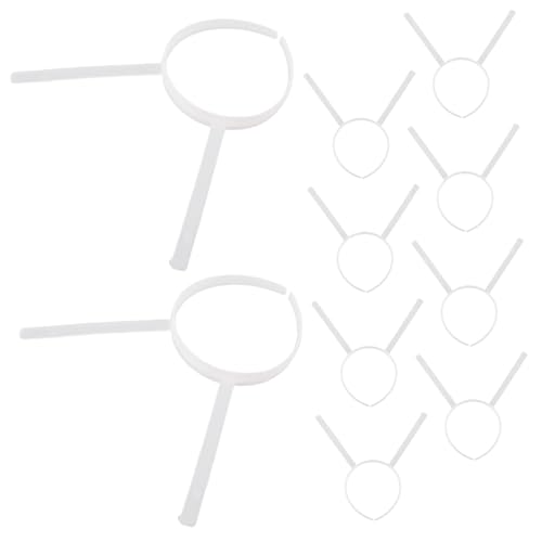 ARTSEWPLY 10 Stück Teiliges Breites Transparentweißes Kunststoff Stirnband mit Langen Antennen Halbfertiges DIY Cosplay Accessoire für Partys und Kostüm Events ARTSEWPLY 10 Stück Teiliges Breites Transparentweißes Kunststoff Stirnband mit Langen Antennen Halbfertiges DIY Cosplay Accessoire für Partys und Kostüm Events von ARTSEWPLY