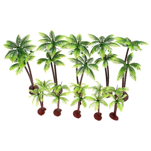 ARTSEWPLY 10 Stück Teiliges Miniatur Kokosnussbaum Modell Lebensechte Sandtisch Dekoration Leichte Realistische Simulation Bäume für Architektur Landschaft Eisenbahn DIY Sandtischgestaltung ARTSEWPLY 10 Stück Teiliges Miniatur Kokosnussbaum Modell Lebensechte Sandtisch Dekoration Leichte Realistische Simulation Bäume für Architektur Landschaft Eisenbahn DIY Sandtischgestaltung von ARTSEWPLY