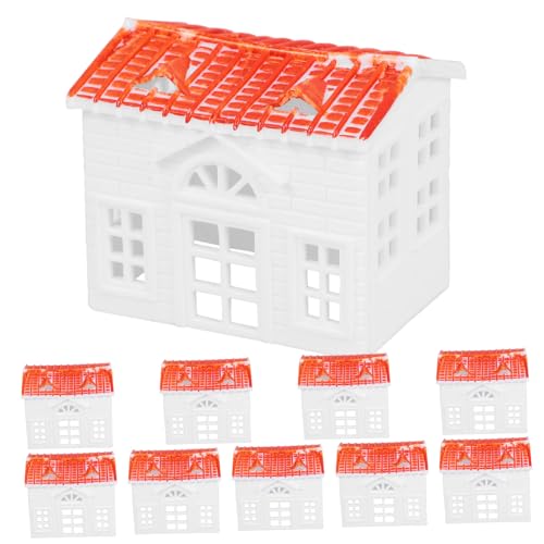 ARTSEWPLY 10 Stück Teiliges Villa Modell Kleine Simulation Gebäude Micro Landschaft Dekoration Miniatur Haus Modellbau für Kreative DIY Szenen ARTSEWPLY 10 Stück Teiliges Villa Modell Kleine Simulation Gebäude Micro Landschaft Dekoration Miniatur Haus Modellbau für Kreative DIY Szenen von ARTSEWPLY