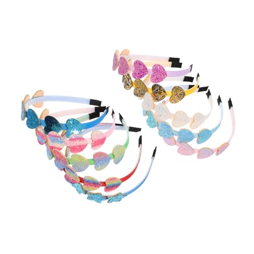ARTSEWPLY 10Stücke Herzform Haarreifen für Glitzernde Pailletten Stirnbänder für Partys Geburtstage und Valentinstag Bequem und Leicht zu Modischer Haarschmuck ARTSEWPLY 10Stücke Herzform Haarreifen für Glitzernde Pailletten Stirnbänder für Partys Geburtstage und Valentinstag Bequem und Leicht zu Modischer Haarschmuck von ARTSEWPLY