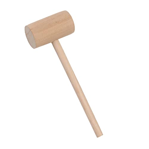 ARTSEWPLY 12 Stück Teiliges Mini Holzhammer für Pädagogisches Schlagspielzeug Langlebigem Vollholz Runder Kopf Fördert Hand Augen Koordination und Geschicklichkeit für Spiel und Lernen von ARTSEWPLY