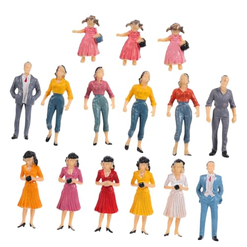 ARTSEWPLY 15 Stück Maßstab Verschiedene Posen für Architektur Landschaft Zugstation Szenen Gestaltung Zufällige Farbe Zufällige Farbe ARTSEWPLY 15 Stück Maßstab Verschiedene Posen für Architektur Landschaft Zugstation Szenen Gestaltung Zufällige Farbe Zufällige Farbe von ARTSEWPLY