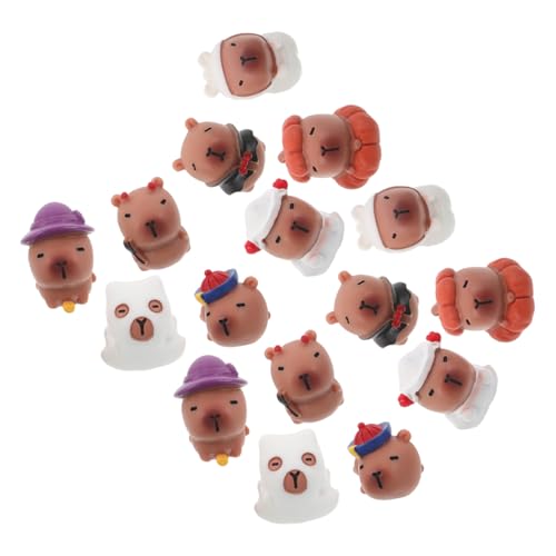 ARTSEWPLY 16stücke Halloween Tier Miniatur Harz Figuren Kreative Kleine Tier Dekorationen Für Feengärten Und Innenbereich von ARTSEWPLY
