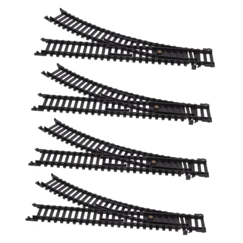 ARTSEWPLY 2 Paar Simulation Eisenbahnschienen Eisenbahnschienen Gebogene Schienen Eisenbahnschienen Zug Mit Schienen Gleisblock Kleine Eisenbahnschienen Schwarzer Kunststoff ARTSEWPLY 2 Paar Simulation Eisenbahnschienen Eisenbahnschienen Gebogene Schienen Eisenbahnschienen Zug Mit Schienen Gleisblock Kleine Eisenbahnschienen Schwarzer Kunststoff von ARTSEWPLY
