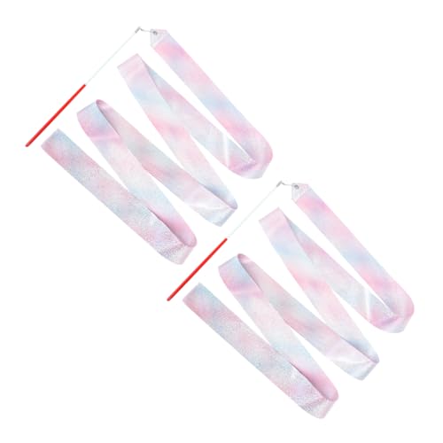ARTSEWPLY 2 Stück Bänder für rhythmische Gymnastik Schleife Turnsachen Partydekorationen Taumelmatte Tanzbänder für Gymnastikband durchführen Tanzbänder für Erwachsene Polyester ARTSEWPLY 2 Stück Bänder für rhythmische Gymnastik Schleife Turnsachen Partydekorationen Taumelmatte Tanzbänder für Gymnastikband durchführen Tanzbänder für Erwachsene Polyester von ARTSEWPLY