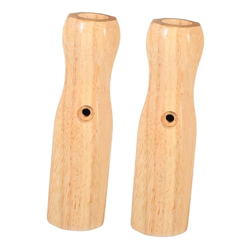 ARTSEWPLY 2 Stück Griff für Kickertisch Indoor Spiele Holzgriffe für Tischspiele Tischplatte behandelt Teile Ersatz für den Griff des Kickertischgriffs Griff für Tischkicker hölzern Beige von ARTSEWPLY