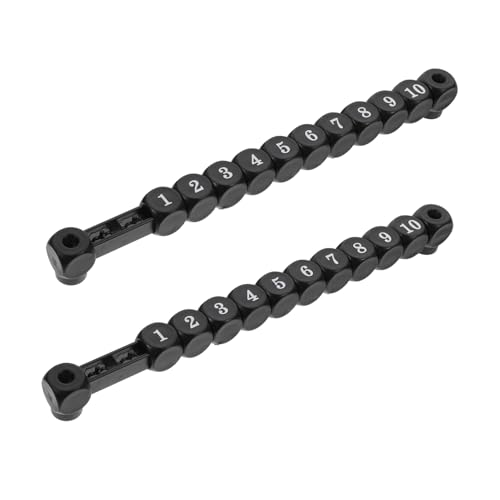 ARTSEWPLY 2 Stück Multipurpose Tischfußball Scorekeeper Bar Teilig Schwarz Ergonomisch Benutzerfreundlich Für Kicker Tische Dauerhaft Und Präzise Punktezähler ARTSEWPLY 2 Stück Multipurpose Tischfußball Scorekeeper Bar Teilig Schwarz Ergonomisch Benutzerfreundlich Für Kicker Tische Dauerhaft Und Präzise Punktezähler von ARTSEWPLY