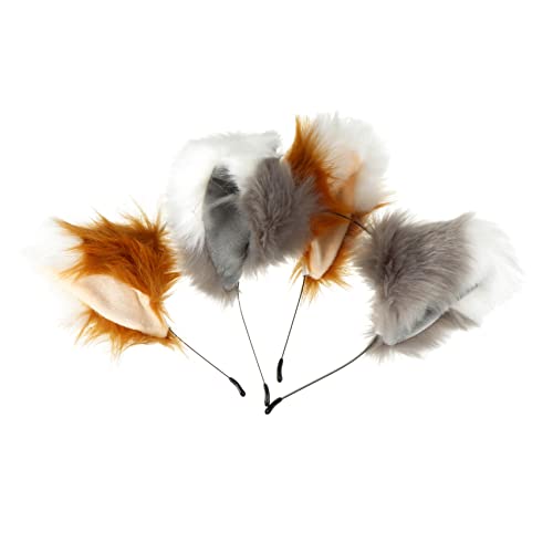 ARTSEWPLY 2 Stück Niedliche Fuchs Ohren Haarreifen Weiche Kopfbedeckungen für Kostüme Praktische Haaraccessoires für und Mädchen Hochwertiges Material Elastisch und Langlebig von ARTSEWPLY