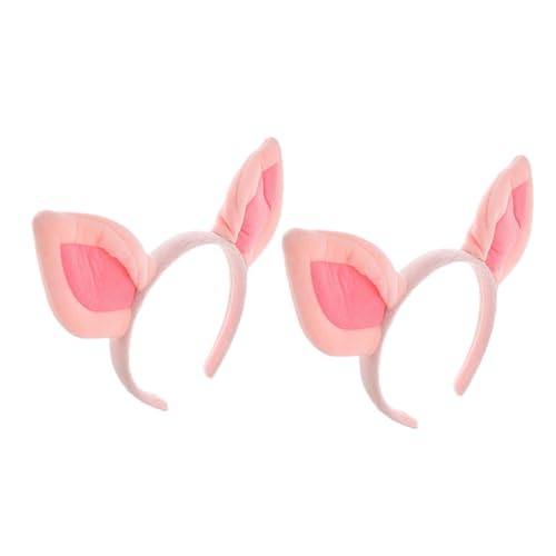 ARTSEWPLY 2 Stück Pig Ears Haarreif Niedliches Cosplay Accessoire für Damen für Kostümpartys und Feste Sicherer und Bequemlichkeit von ARTSEWPLY
