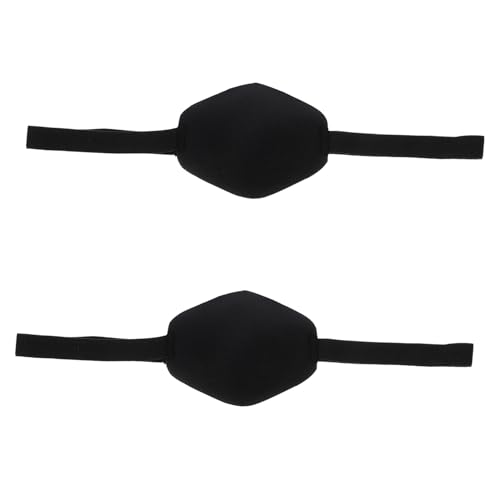 ARTSEWPLY 2 Stück Piraten Augenklappen Unisex Schwarze Piratenkostüm Zubehör für Halloween Cosplay und Mottoparty Mittelalter Verkleidung Requisiten für Damen Herren von ARTSEWPLY