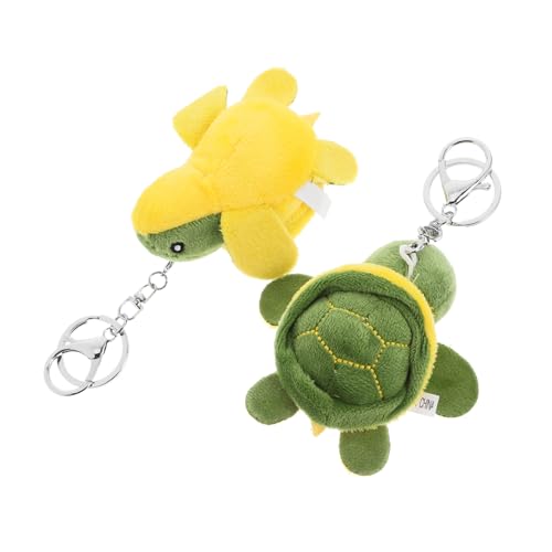ARTSEWPLY 2 Stück Plüsch Schildkröten Schlüsselanhänger Flauschiger Anhänger für Taschen und Schlüssel Niedlicher Weicher Schlüsselanhänger als Partygeschenk und Dekoration ARTSEWPLY 2 Stück Plüsch Schildkröten Schlüsselanhänger Flauschiger Anhänger für Taschen und Schlüssel Niedlicher Weicher Schlüsselanhänger als Partygeschenk und Dekoration von ARTSEWPLY