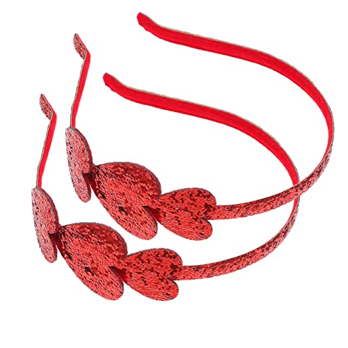 ARTSEWPLY 2 Stück Rotes Herz Stirnband mit Pailletten Teiliges Glitzernde Haarbänder für Mädchen Geeignet für Valentinstag Party Bühnenauftritte und Festliche Anlässe Bequem und Langlebig ARTSEWPLY 2 Stück Rotes Herz Stirnband mit Pailletten Teiliges Glitzernde Haarbänder für Mädchen Geeignet für Valentinstag Party Bühnenauftritte und Festliche Anlässe Bequem und Langlebig von ARTSEWPLY