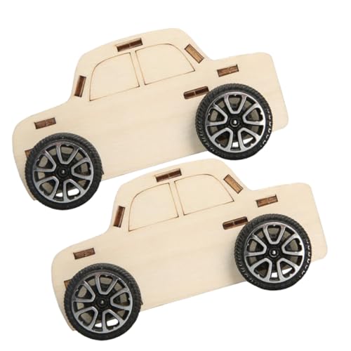 ARTSEWPLY 2 Stück Teiliges DIY Holzauto Bastelset für Pädagogisches Wissenschaftsprojekt Fördert Handwerkliche Fähigkeiten Lernspielzeug für Jungen und Mädchen Dekoratives Modell zum ARTSEWPLY 2 Stück Teiliges DIY Holzauto Bastelset für Pädagogisches Wissenschaftsprojekt Fördert Handwerkliche Fähigkeiten Lernspielzeug für Jungen und Mädchen Dekoratives Modell zum von ARTSEWPLY