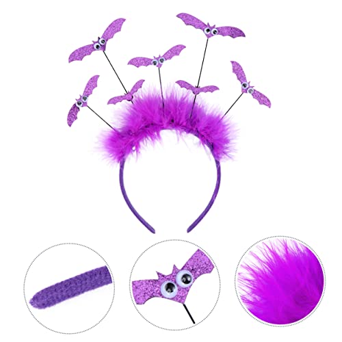 ARTSEWPLY 2 Stück Teiliges Halloween Haarreif mit Fledermaus Haarschmuck für Erwachsene Perfektes Kostümzubehör für Partys und Fotoshootings von ARTSEWPLY
