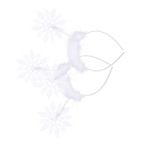 ARTSEWPLY 2 Stück Weihnachtlicher Schneeflocken Haarreif Weiß Party Haarschmuck Festlicher Haarreifen für Erwachsene und Elegant und Dekorativ für Weihnachtsfeier und Fotorequisiten ARTSEWPLY 2 Stück Weihnachtlicher Schneeflocken Haarreif Weiß Party Haarschmuck Festlicher Haarreifen für Erwachsene und Elegant und Dekorativ für Weihnachtsfeier und Fotorequisiten von ARTSEWPLY