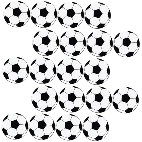 ARTSEWPLY 20 Sätze Teiliges Fußball Schlüsselanhänger DIY Sport Fußball Anhänger Langlebige Sport Ball Schlüsselringe Partygeschenke und Taschen Dekoration für Fußballfans von ARTSEWPLY