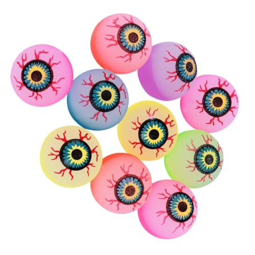 ARTSEWPLY 20 Stück Hüpfbälle mit Elastischem Augapfel Muster Bunte Springende Spielbälle für Weiches Geruchsfreies Material Sicherer Spielspaß für Jungen und Mädchen ARTSEWPLY 20 Stück Hüpfbälle mit Elastischem Augapfel Muster Bunte Springende Spielbälle für Weiches Geruchsfreies Material Sicherer Spielspaß für Jungen und Mädchen von ARTSEWPLY