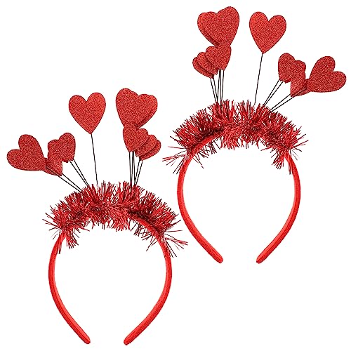 ARTSEWPLY 2Stücke Glitzer Pailletten Haarband für Valentinstag Rote Stirnbänder Party Dekoration für Feste Geburtstage und ARTSEWPLY 2Stücke Glitzer Pailletten Haarband für Valentinstag Rote Stirnbänder Party Dekoration für Feste Geburtstage und von ARTSEWPLY