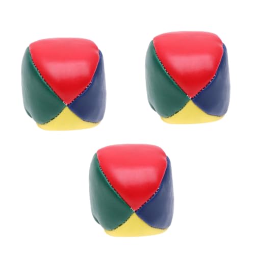 ARTSEWPLY 3 Stück Teiliges PU Jonglierball Set Strapazierfähigem Spaßspielzeug für Drinnen und Draußen Fördert Geschicklichkeit und Koordination von ARTSEWPLY
