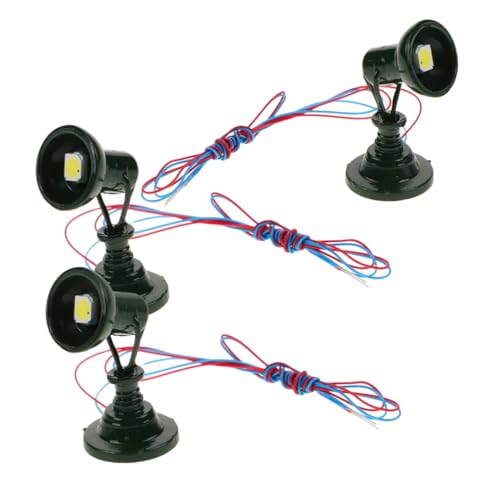ARTSEWPLY 3 Stück Zugmodell im Rampenlicht Modellbau Landschaftszubehör Modellzug Beleuchtung Miniaturzug Modellbau DIY LED-Ampeln im Maßstab 1:1 Zuglampe Rostfreier Stahl Green ARTSEWPLY 3 Stück Zugmodell im Rampenlicht Modellbau Landschaftszubehör Modellzug Beleuchtung Miniaturzug Modellbau DIY LED-Ampeln im Maßstab 1:1 Zuglampe Rostfreier Stahl Green von ARTSEWPLY