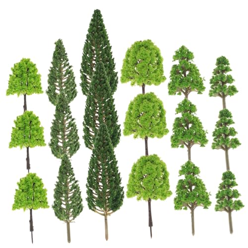 ARTSEWPLY 30 Stück Teiliges Set Miniaturbaum Dekorationen für Sandtisch Simulierte Bäume für DIY Landschaften und Architektur von ARTSEWPLY