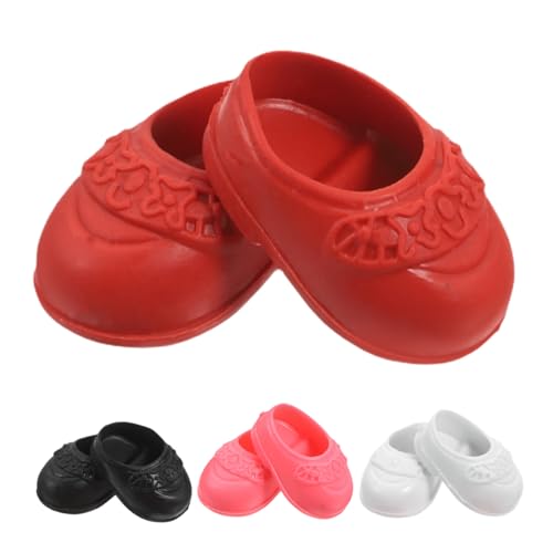 ARTSEWPLY 4 Paar Süße Mini-puppenschuhe Für 17 cm Große Puppen Spezielle Puppenschuhe Für Babypuppen Spielset ARTSEWPLY 4 Paar Süße Mini-puppenschuhe Für 17 cm Große Puppen Spezielle Puppenschuhe Für Babypuppen Spielset von ARTSEWPLY