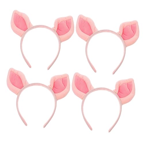 ARTSEWPLY 4 Stück Teiliges Pinke Plüsch Schweineohren Haarreif Weiches Material Elastischer Tier Haarreif für Mädchen Vielseitig Tragbar für Karneval Fasching Kostüm und Cosplay Partys ARTSEWPLY 4 Stück Teiliges Pinke Plüsch Schweineohren Haarreif Weiches Material Elastischer Tier Haarreif für Mädchen Vielseitig Tragbar für Karneval Fasching Kostüm und Cosplay Partys von ARTSEWPLY