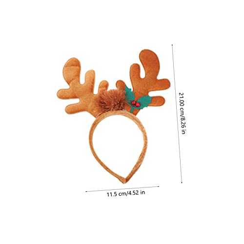 ARTSEWPLY 4 Stück Teiliges Weihnachts Haarband für Erwachsene Weiche Gepolsterte Rentiergeweihe in Braun Weiß und Rot Festliche Kopfbedeckung für Weihnachtsfeier Karneval und Kostümzubehör ARTSEWPLY 4 Stück Teiliges Weihnachts Haarband für Erwachsene Weiche Gepolsterte Rentiergeweihe in Braun Weiß und Rot Festliche Kopfbedeckung für Weihnachtsfeier Karneval und Kostümzubehör von ARTSEWPLY