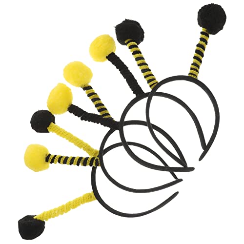 ARTSEWPLY 4Stücke Bienen Stirnband Teiliges Lustiges Haarzubehör für Party Stirnband mit Einzigartigem Bienen Design für Neujahrsfeier Halloween Karneval und Geburtstagsfeiern von ARTSEWPLY