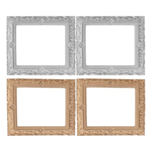 ARTSEWPLY 4pcs Zubehör Für Puppenhäuser Fotorahmen-Modell Miniatur-Vintage-fotorahmen Dekorative Bilderrahmen Mini- -bilderrahmen Mini- -fotorahmenmodelle DIY-minirahmen Harz ARTSEWPLY 4pcs Zubehör Für Puppenhäuser Fotorahmen-Modell Miniatur-Vintage-fotorahmen Dekorative Bilderrahmen Mini- -bilderrahmen Mini- -fotorahmenmodelle DIY-minirahmen Harz von ARTSEWPLY