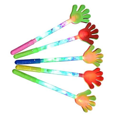 ARTSEWPLY 5 Stück Teiliges Leuchtende Handklatscher Praktische Konzert Requisiten Five Finger Handklatschen aus Umweltfreundlichem Plastik für Sportveranstaltungen Geburtstagsfeiern ARTSEWPLY 5 Stück Teiliges Leuchtende Handklatscher Praktische Konzert Requisiten Five Finger Handklatschen aus Umweltfreundlichem Plastik für Sportveranstaltungen Geburtstagsfeiern von ARTSEWPLY