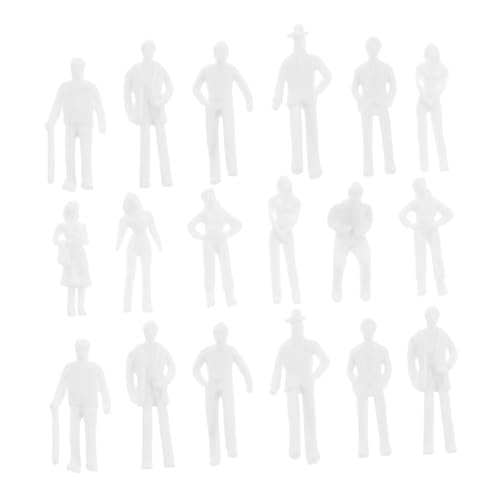ARTSEWPLY 50 Stück Miniaturfiguren Sandtisch-szenenfiguren Miniaturszenenmenschen Miniatur-menschenspielzeug Miniaturstehende Menschen Sandkasten-miniaturen Modellbau-miniaturen Weiß Plastik ARTSEWPLY 50 Stück Miniaturfiguren Sandtisch-szenenfiguren Miniaturszenenmenschen Miniatur-menschenspielzeug Miniaturstehende Menschen Sandkasten-miniaturen Modellbau-miniaturen Weiß Plastik von ARTSEWPLY