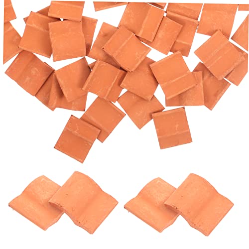 ARTSEWPLY 50Stücke Dachziegel DIY für Miniaturhäuser und Sandtisch Simulierte Dachfliesen für Garten und Architekturmodelle Dekoration für Kinderzimmer und Themenpartys ARTSEWPLY 50Stücke Dachziegel DIY für Miniaturhäuser und Sandtisch Simulierte Dachfliesen für Garten und Architekturmodelle Dekoration für Kinderzimmer und Themenpartys von ARTSEWPLY