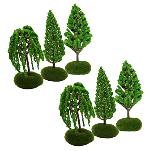 ARTSEWPLY 6 Stck Miniatur Bäume Realistische Modellbäume für Eisenbahnlandschaft Architektur Diorama Mikro Landschaft Dekoration Leicht und Detailgetreu ARTSEWPLY 6 Stck Miniatur Bäume Realistische Modellbäume für Eisenbahnlandschaft Architektur Diorama Mikro Landschaft Dekoration Leicht und Detailgetreu von ARTSEWPLY