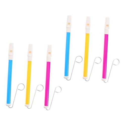ARTSEWPLY 6 Stück Teiliges Bunte Slide Whistles für Tragbare Blasflöten mit Melodischem Klang Musikspielzeug und Partypfeifen für Jungen und Mädchen Vielseitig für Feiern und ARTSEWPLY 6 Stück Teiliges Bunte Slide Whistles für Tragbare Blasflöten mit Melodischem Klang Musikspielzeug und Partypfeifen für Jungen und Mädchen Vielseitig für Feiern und von ARTSEWPLY
