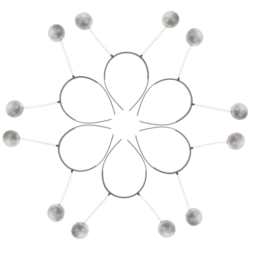 ARTSEWPLY 6 Stück Teiliges Haarschmuck Silbernen Schaumstoff kugeln Witzige Leichte Haarbänder für Erwachsene Party accessoires für Kostüm und Feierlichkeiten ARTSEWPLY 6 Stück Teiliges Haarschmuck Silbernen Schaumstoff kugeln Witzige Leichte Haarbänder für Erwachsene Party accessoires für Kostüm und Feierlichkeiten von ARTSEWPLY