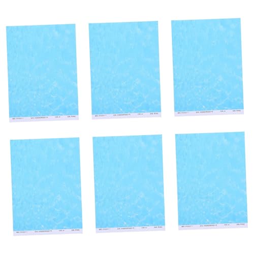 ARTSEWPLY 6 Stück Wasserwelleneffekt Aufkleber Wasserpapier für DIY Architekturmodelle mit Realistischen Wasserwellen Mustern für Modellbahnen Aquarien Sandtische und Miniaturlandschaften ARTSEWPLY 6 Stück Wasserwelleneffekt Aufkleber Wasserpapier für DIY Architekturmodelle mit Realistischen Wasserwellen Mustern für Modellbahnen Aquarien Sandtische und Miniaturlandschaften von ARTSEWPLY