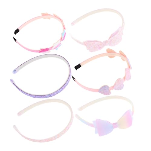 ARTSEWPLY 6stücke Kleines Mädchen Haarband Mit Zähne Glitzer Stirnbänder Für Mädchen Kinderaccessoires Stirnbänder Für Kleine von ARTSEWPLY