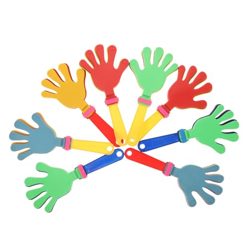 ARTSEWPLY 8 Stück Teiliges Handklatscher Kunststoff Lärmmacher Klapphand für Sportveranstaltungen Geburtstagsfeiern Team Cheer Partyzubehör Vielseitig Einsetzbar für Erwachsene ARTSEWPLY 8 Stück Teiliges Handklatscher Kunststoff Lärmmacher Klapphand für Sportveranstaltungen Geburtstagsfeiern Team Cheer Partyzubehör Vielseitig Einsetzbar für Erwachsene von ARTSEWPLY