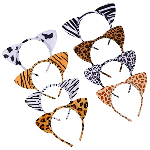 ARTSEWPLY 8 Stück Teiliges Tierohren Haarreifen Leopard Tiger Zebra Kuh Giraffe Mehr für Halloween Kostümpartys Karneval und Cosplay Lustige Kopfbedeckung für und Mädchen ARTSEWPLY 8 Stück Teiliges Tierohren Haarreifen Leopard Tiger Zebra Kuh Giraffe Mehr für Halloween Kostümpartys Karneval und Cosplay Lustige Kopfbedeckung für und Mädchen von ARTSEWPLY